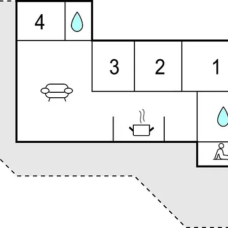 Stunning In With Sauna Дом отдыха Vestervig